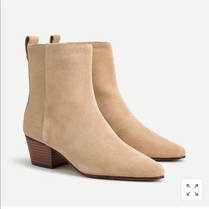 J.Crew Leather Suede Western Boots Booties